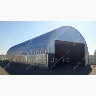 Производство.продажа и установка бескаркасных ангаров