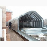 Производство.продажа и установка бескаркасных ангаров